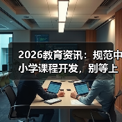 2026教育资讯:规范中小学课程开发,别等上面拍桌子(图2) 2026教育资讯:规范中小学课程开发,别等上面拍桌子(图2)