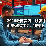 2026教育资讯：规范中小学课程开发，别等上面拍桌子
