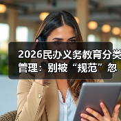 2026民办义务教育分类管理:别被“规范”忽悠瘸了(图1) 2026民办义务教育分类管理:别被“规范”忽悠瘸了(图1)