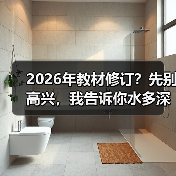 2026年教材修订?先别高兴,我告诉你水多深(图3) 2026年教材修订?先别高兴,我告诉你水多深(图3)