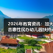 2026年教育资讯:加大普惠性民办幼儿园扶持力度,到底能解决什么问题?(图4) 2026年教育资讯:加大普惠性民办幼儿园扶持力度,到底能解决什么问题?(图4)