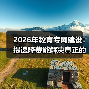 2026年教育专网建设：提速降费能解决真正的难题吗（图3）