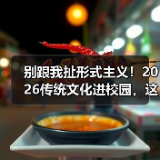 别跟我扯形式主义！2026传统文化进校园，这么搞才管用（图3）
