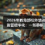 2026年教育部校外培训监管数字化：一场静默的效率实验（图4）