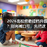 2026高校后勤提档升级？别光喊口号，先把这事办了（图2）