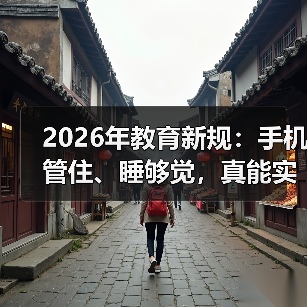2026年教育新规：手机管住、睡够觉，真能实现吗？（图3）