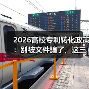 2026高校专利转化政策：别被文件骗了，这三招才管用（图3）