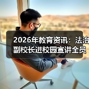 2026年教育资讯:法治副校长进校园宣讲全员覆盖,我们缺的是什么?(图3) 2026年教育资讯:法治副校长进校园宣讲全员覆盖,我们缺的是什么?(图3)