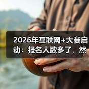 2026年互联网+大赛启动:报名人数多了,然后呢?(图2) 2026年互联网+大赛启动:报名人数多了,然后呢?(图2)