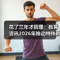 花了三年才搞懂：教育资讯2026年推动特殊教育学校标准化建设