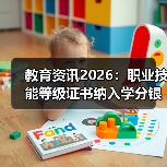 教育资讯2026:职业技能等级证书纳入学分银行,错过你就亏大了(图4) 教育资讯2026:职业技能等级证书纳入学分银行,错过你就亏大了(图4)