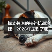 标本兼治的校外培训治理,2026年走到了哪一步(图3) 标本兼治的校外培训治理,2026年走到了哪一步(图3)