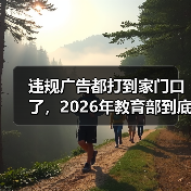 违规广告都打到家门口了,2026年教育部到底在查什么?(图2) 违规广告都打到家门口了,2026年教育部到底在查什么?(图2)