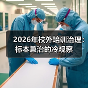 2026年校外培训治理:标本兼治的冷观察(图2) 2026年校外培训治理:标本兼治的冷观察(图2)