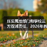 压实属地部门和学校三方双减责任，2026年教育治理会迎来实质变化吗？（图1）