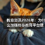 教育资讯2026年:为什么加强终身教育平台建设刻不容缓?(图4) 教育资讯2026年:为什么加强终身教育平台建设刻不容缓?(图4)