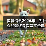 教育资讯2026年:为什么加强终身教育平台建设刻不容缓?(图2) 教育资讯2026年:为什么加强终身教育平台建设刻不容缓?(图2)