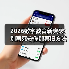 2026数字教育新突破：别再死守你那套旧方法了