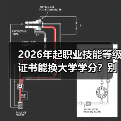 2026年起职业技能等级证书能换大学学分?别等吃亏了再问(图3) 2026年起职业技能等级证书能换大学学分?别等吃亏了再问(图3)
