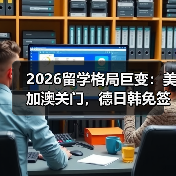2026留学格局巨变:美加澳关门,德日韩免签能信?(图3) 2026留学格局巨变:美加澳关门,德日韩免签能信?(图3)