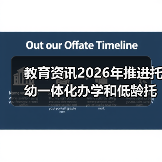 教育资讯2026年推进托幼一体化办学和低龄托班试点:3个你没想到的坑(图3) 教育资讯2026年推进托幼一体化办学和低龄托班试点:3个你没想到的坑(图3)