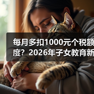每月多扣1000元个税额度?2026年子女教育新政的实际效果可能没那么简单(图4) 每月多扣1000元个税额度?2026年子女教育新政的实际效果可能没那么简单(图4)