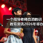 一个指导老师血泪教训：教育资讯2026年举办全国大学生艺术展