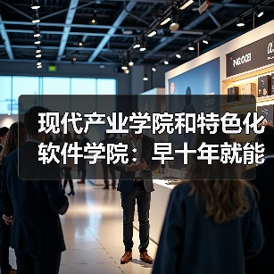 现代产业学院和特色化软件学院：早十年就能避免弯路？（图4）