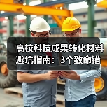 高校科技成果转化材料避坑指南:3个致命错误别再犯(图2) 高校科技成果转化材料避坑指南:3个致命错误别再犯(图2)