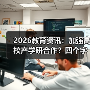 2026教育资讯:加强高校产学研合作?四个字:落地再说(图1) 2026教育资讯:加强高校产学研合作?四个字:落地再说(图1)
