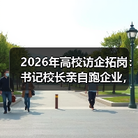2026年高校访企拓岗：书记校长亲自跑企业，这事儿真能解决就业吗？（图3）