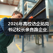 2026年高校访企拓岗：书记校长亲自跑企业，这事儿真能解决就业吗？（图2）