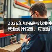 2026年加强高校毕业生就业统计核查,真实就业率会上升还是下降?(图2) 2026年加强高校毕业生就业统计核查,真实就业率会上升还是下降?(图2)