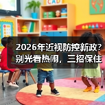 2026年近视防控新政?别光看热闹,三招保住孩子视力(图2) 2026年近视防控新政?别光看热闹,三招保住孩子视力(图2)