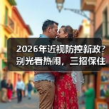 2026年近视防控新政?别光看热闹,三招保住孩子视力(图1) 2026年近视防控新政?别光看热闹,三招保住孩子视力(图1)