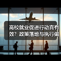 高校就业促进行动真有效?政策落地与执行偏差的现实困境(图3) 高校就业促进行动真有效?政策落地与执行偏差的现实困境(图3)
