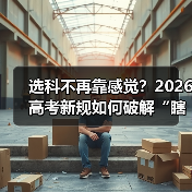 选科不再靠感觉?2026高考新规如何破解“瞎选”困局?(图1) 选科不再靠感觉?2026高考新规如何破解“瞎选”困局?(图1)