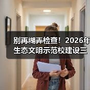 别再糊弄检查!2026年生态文明示范校建设三大实招(图3) 别再糊弄检查!2026年生态文明示范校建设三大实招(图3)