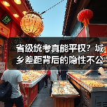 省级统考真能平权?城乡差距背后的隐性不公平(图2) 省级统考真能平权?城乡差距背后的隐性不公平(图2)