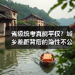 省级统考真能平权?城乡差距背后的隐性不公平(图3) 省级统考真能平权?城乡差距背后的隐性不公平(图3)