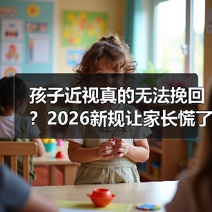 孩子近视真的无法挽回？2026新规让家长慌了（图2）