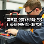 屏幕管控真能缓解近视?最新数据给出反常识答案(图1) 屏幕管控真能缓解近视?最新数据给出反常识答案(图1)
