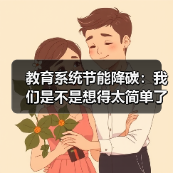 教育系统节能降碳:我们是不是想得太简单了?(图3) 教育系统节能降碳:我们是不是想得太简单了?(图3)