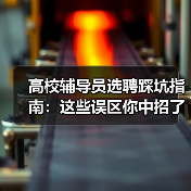 高校辅导员选聘踩坑指南:这些误区你中招了吗?(图4) 高校辅导员选聘踩坑指南:这些误区你中招了吗?(图4)