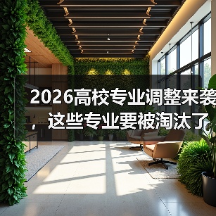 2026高校专业调整来袭,这些专业要被淘汰了?(图4) 2026高校专业调整来袭,这些专业要被淘汰了?(图4)