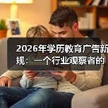 2026年学历教育广告新规：一个行业观察者的不确定笔记（图1）