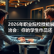 2026年职业院校技能展洽会：你的学生作品还在吃灰？