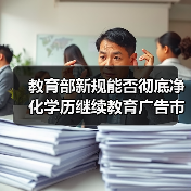 教育部新规能否彻底净化学历继续教育广告市场?(图3) 教育部新规能否彻底净化学历继续教育广告市场?(图3)