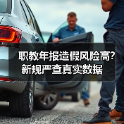职教年报造假风险高?新规严查真实数据(图1) 职教年报造假风险高?新规严查真实数据(图1)