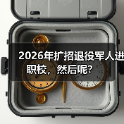 2026年扩招退役军人进职校，然后呢？（图1）